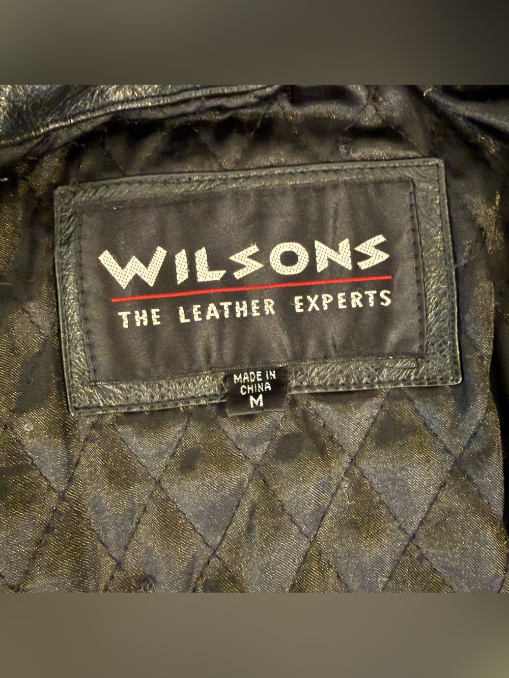 Vintage WILSONS Leather Parka Jacket - Picture 4 of 5